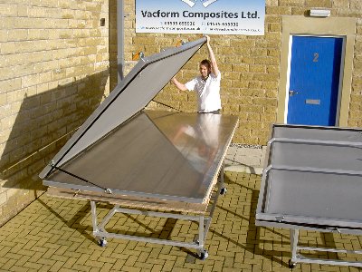 REUSEABLE SILICONE RUBBER  MEMBRANES VACFORM COMPOSITES