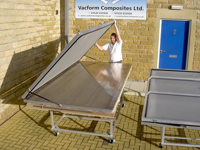 REUSEABLE SILICONE RUBBER  MEMBRANES VACFORM COMPOSITES